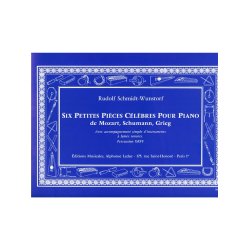 Schmidt Wunstorf 6 Petites Pieces Celebres Piano & Percussion Book