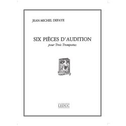 Jean Michel Defaye: 6 Pi&egrave;ces d'Audition (Trumpets 3)