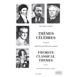 Rose-Marie Janzen: Th&egrave;mes c&eacute;l&egrave;bres Vol.2 (sop) (Recorder solo)
