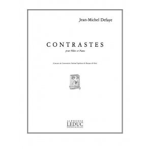Jean Michel Defaye: Contrastes (Flute & Piano)
