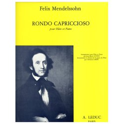 Mendelssohn Larde Rondo Capriccioso (Arnold) Flute &amp; Piano Book