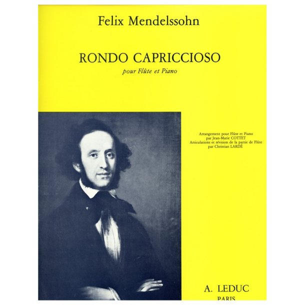Mendelssohn Larde Rondo Capriccioso (Arnold) Flute &amp; Piano Book