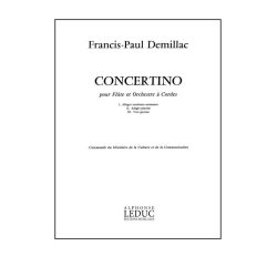 Francis-Paul D&eacute;millac: Concertino (Flute & Piano)