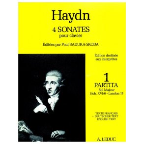 Haydn 4 Sonatas Volume 1 In G Major Hob 16/6 Piano Book German