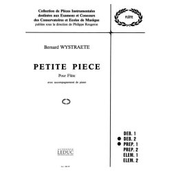 Bernard Wystra&euml;te: Petite Pi&egrave;ce (Flute & Piano)