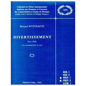 Bernard Wystraëte: Divertissement (Flute & Piano)