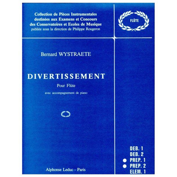 Bernard Wystra&euml;te: Divertissement (Flute & Piano)