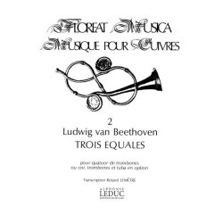 Beethoven Floreat Musica 2 3 Equales Brass Ensemble Score/Parts