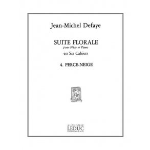 Jean Michel Defaye: Suite florale No.4: Perce-Neige (Flute & Piano)