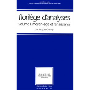 Chailley Au Dela Des Notes No 9 Florilege D'analyses De Textes No 1 Bk