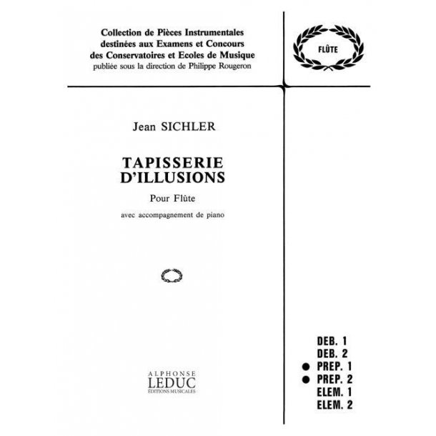 Jean Sichler: Tapisserie d'Illusions (Flute & Piano)