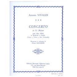 Antonio Lucio Vivaldi: Concerto FVI/2 (RV533) in C major (Flutes 2 & Orchestra)