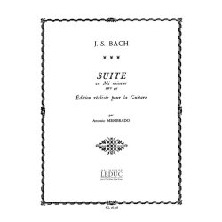Bach Js Membrado Suite In E Minor Bwv 996 Guitar Book