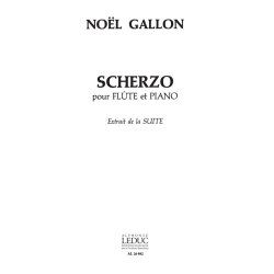 No&euml;l-Gallon: Scherzo (Flute & Piano)