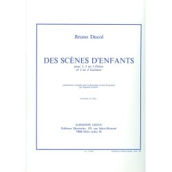 Bruno Ducol: Des Sc&egrave;nes d'Enfants (Flute & Guitar)