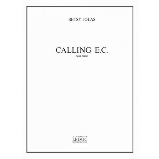 Betsy Jolas: Calling EC (Piano solo)