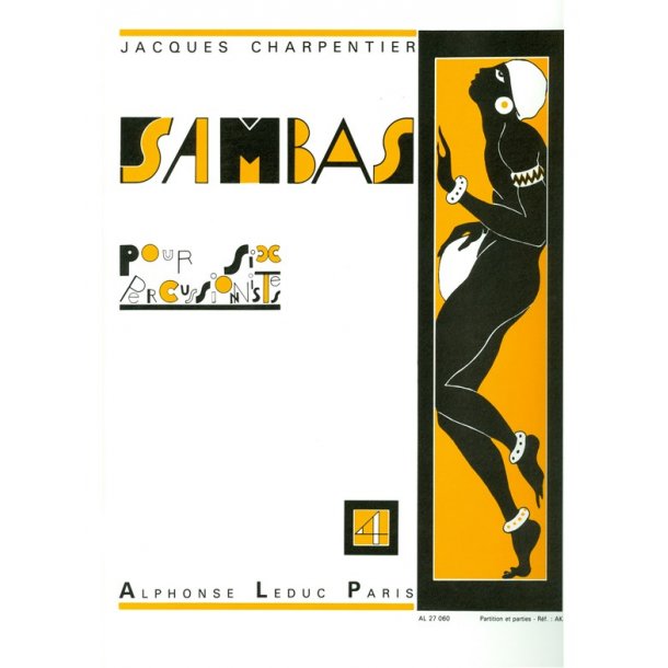 Jacques Charpentier: Sambas pour 6 Percussionistes No.4 (Percussion Ensemble)
