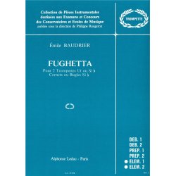 Yves Baudrier: Fughetta (C or Bb trumpets) (Trumpets 2)