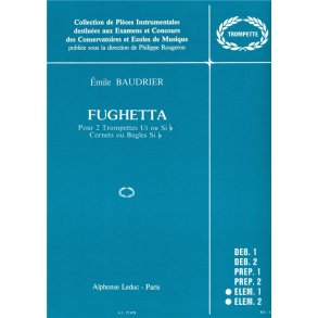 Yves Baudrier: Fughetta (C or Bb trumpets) (Trumpets 2)