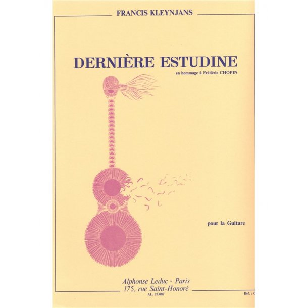 Francis Kleynjans: Derni&egrave;re Estudine (Guitar solo)