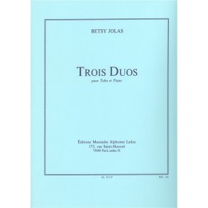 Betsy Jolas: 3 Duos (Tuba & Piano)