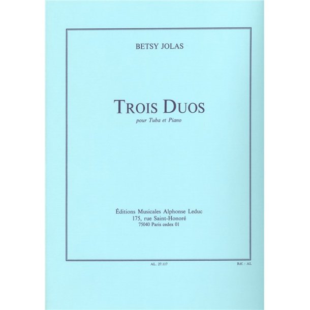 Betsy Jolas: 3 Duos (Tuba & Piano)