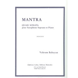 Babayan: Mantra (Saxophone-Tenor & Piano)