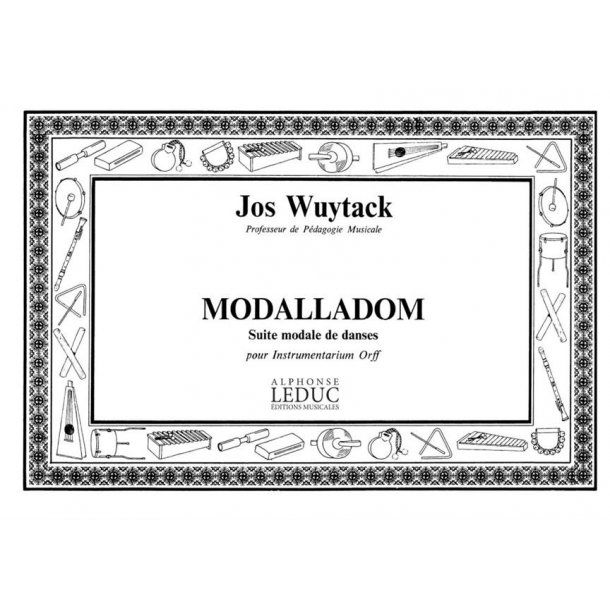 Wuytack Modalladom Percussions Scolaires Percussion Instrument Book