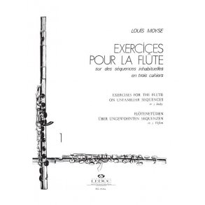 Louis Moÿse: Exercices sur des Séquences inhabituelles Vol.1, No.1 (Flute solo)