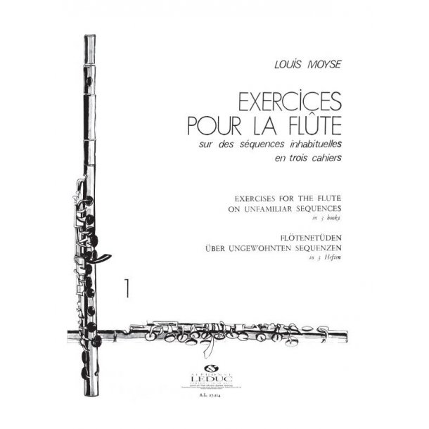 Louis Mo&yuml;se: Exercices sur des S&eacute;quences inhabituelles Vol.1, No.1 (Flute solo)