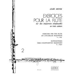 Louis Mo&yuml;se: Exercices sur des S&eacute;quences inhabituelles Vol.2, No.2 (Flute solo)