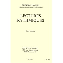 Coppin Lectures Rythmiques Degre Superieur Book