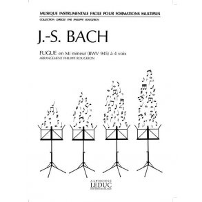 Johann Sebastian Bach: Fugue à 4 Voix, BWV945 in E flat minor (Quartet-Mixed)