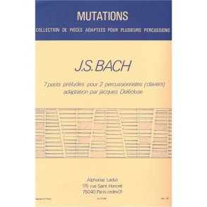 Johann Sebastian Bach: 7 Petits Préludes (Percussions 2)