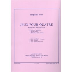 Siegfried Fink: Jeux pour Quatre (Percussions 4)