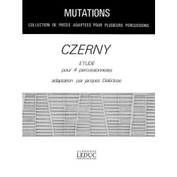 Karl Czerny: Etude (Percussions 4)