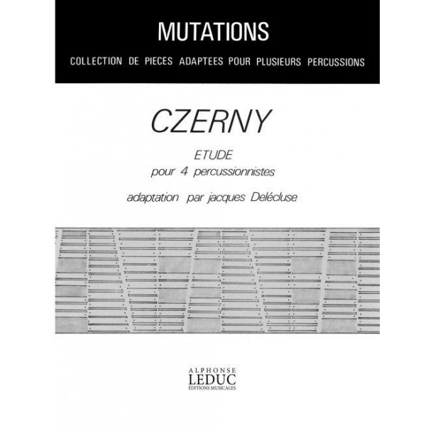 Karl Czerny: Etude (Percussions 4)