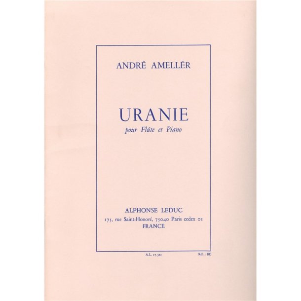 Andr&eacute; Amell&eacute;r: Uranie Op.367 (Flute & Piano)