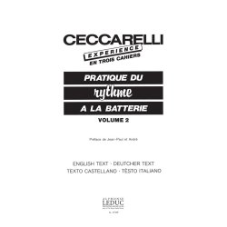Jean-Paul & Andr&eacute; Ceccarelli J.P.& An.: Ceccarelli-Exp&eacute;rience Vol.2 (Percussion solo)
