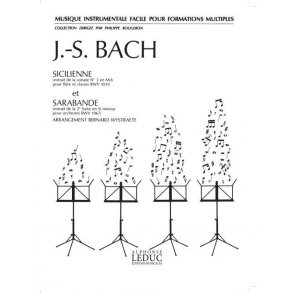 Johann Sebastian Bach: Sicilienne et Sarabande (Ensemble-Mixed 8 or more)