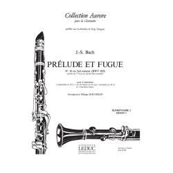 Johann Sebastian Bach: Pr&eacute;lude et Fugue No.16, BWV885 in G minor (Clarinets 4)