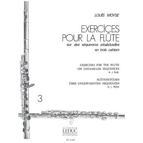 Louis Moÿse: Exercices sur des Séquences inhabituelles Vol.2, No.3 (Flute solo)