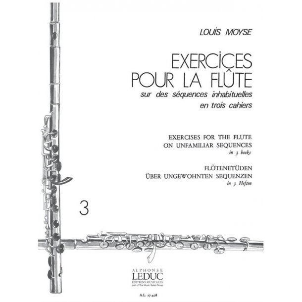 Louis Mo&yuml;se: Exercices sur des S&eacute;quences inhabituelles Vol.2, No.3 (Flute solo)