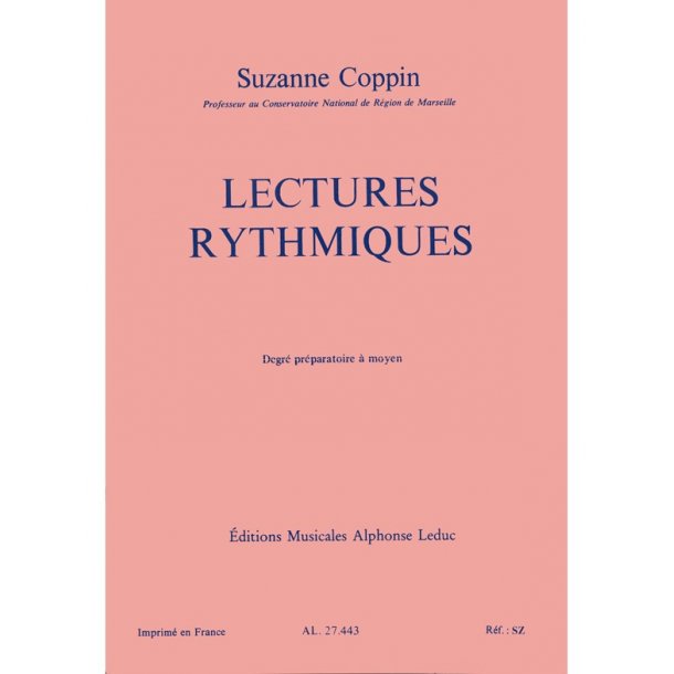 Coppin Lectures Rythmiques Degre Preparatoire A Moyen Book