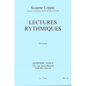 Coppin Lectures Rythmiques Fin D'etudes Book