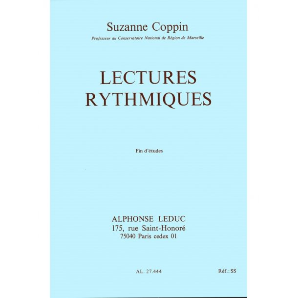Coppin Lectures Rythmiques Fin D'etudes Book