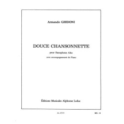 Armando Ghidoni: Douce Chansonnette (Saxophone-Alto & Piano)