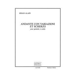 Jehan Ariste Alain: Andante con variazioni et Scherzo (Quintet-Piano)