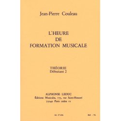 Couleau Jean Pierre Heure De Formation Musicale Debutant 2 Theorie Bk