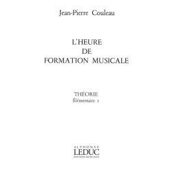 Couleau Heure De Formation Musicale Elementaire 1 Theorie Book